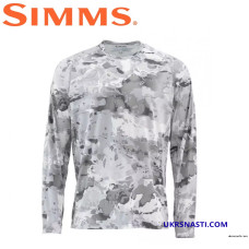 Реглан Simms SolarFlex Crewneck Prints Cloud Camo Grey размер S